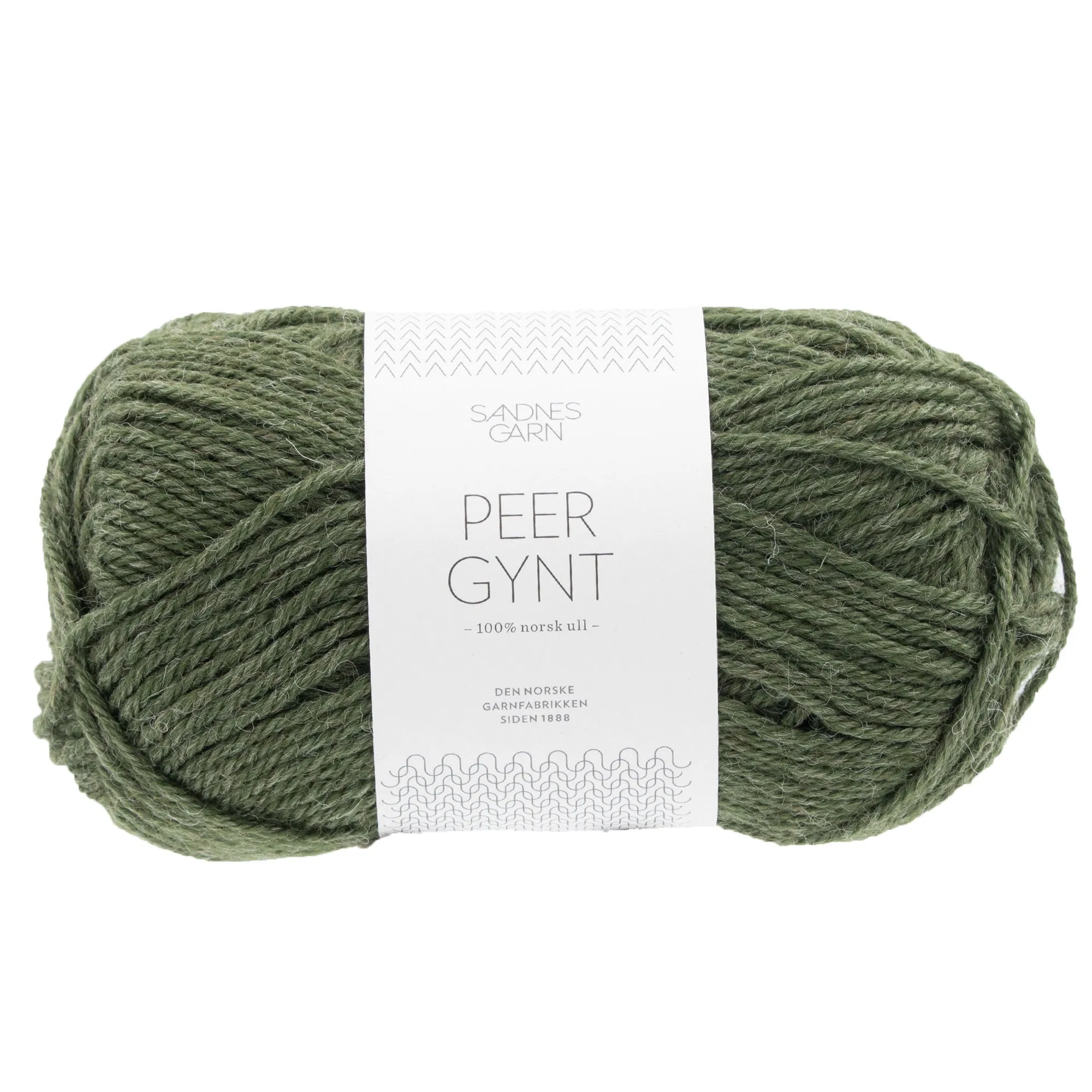 Sandnes Garn  Peer Gynt Yarn - 9572 Dk Green Heather