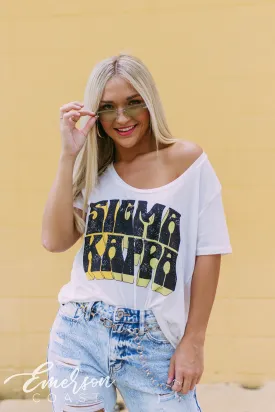 Sigma Kappa Retro Slouchy Tee