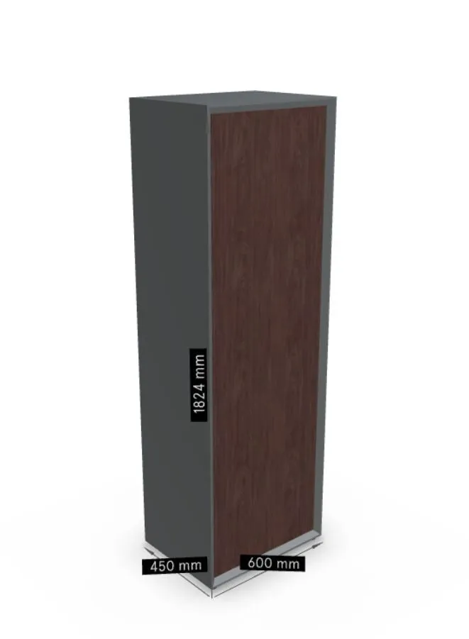 Slim Executive Wardrobe with Natural Wood Finishes