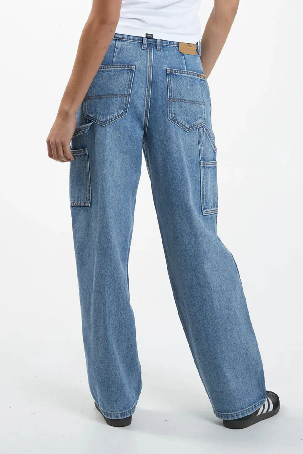 SLOUCH CARPENTER JEAN - VINTAGE TIMEWORN BLUE