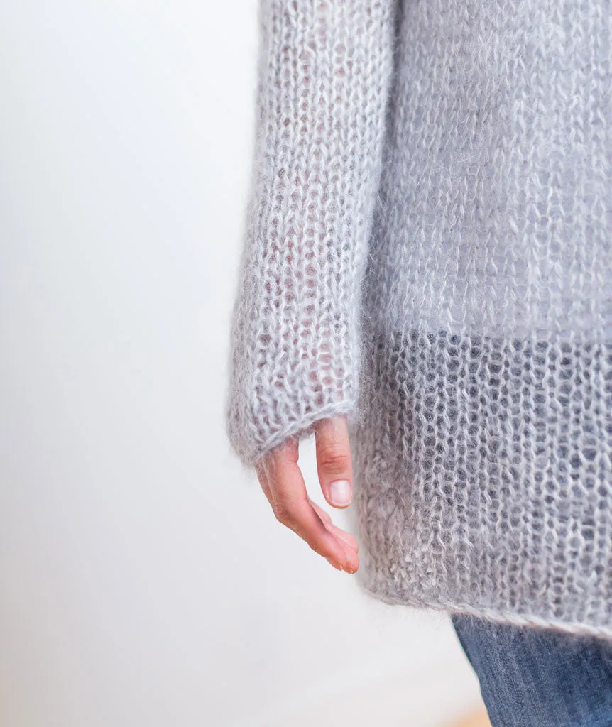 Slouchy Pullover Using Rowan Kidsilk Haze