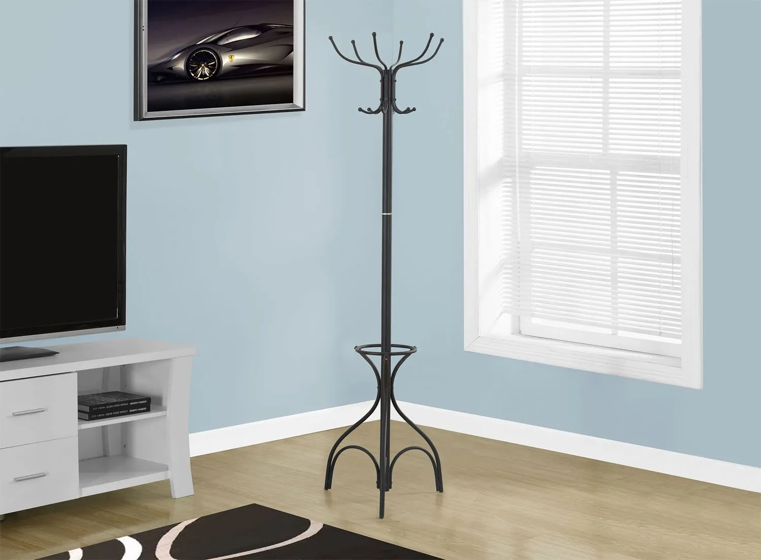 Stowmarket Coat Rack - Black