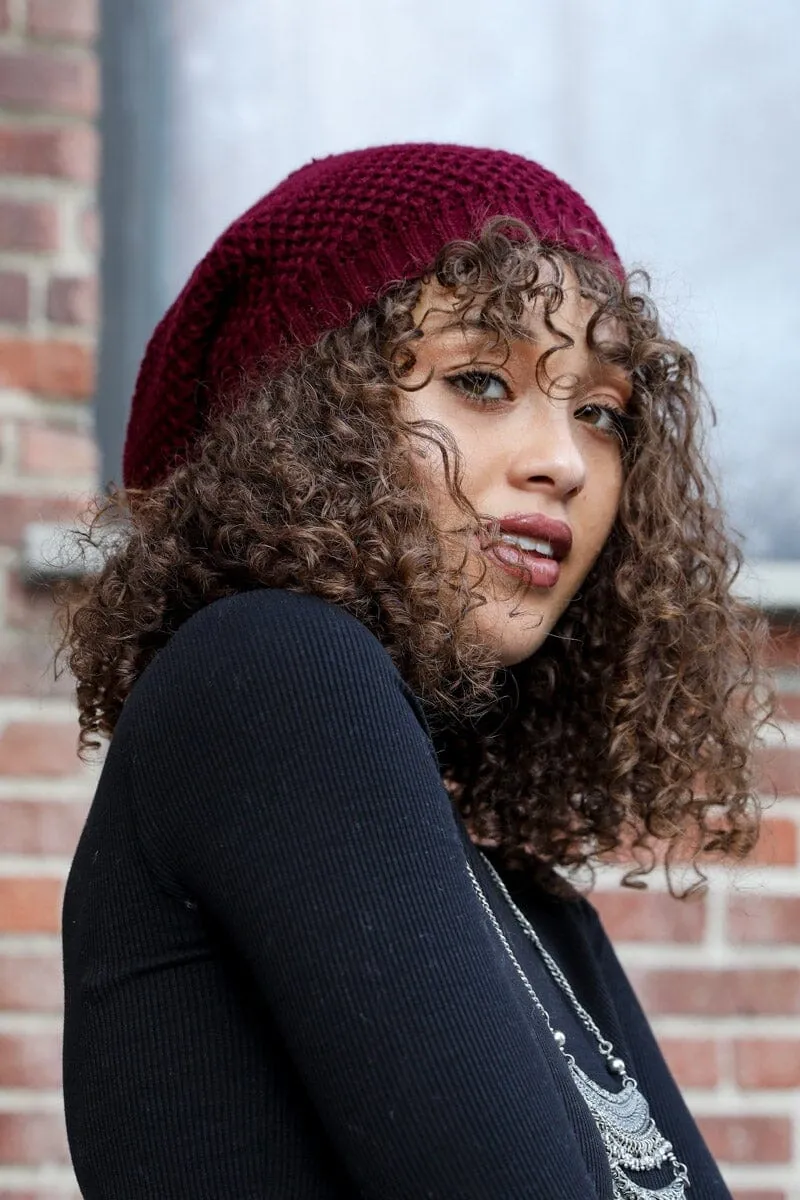 Textured Slouch Beanie