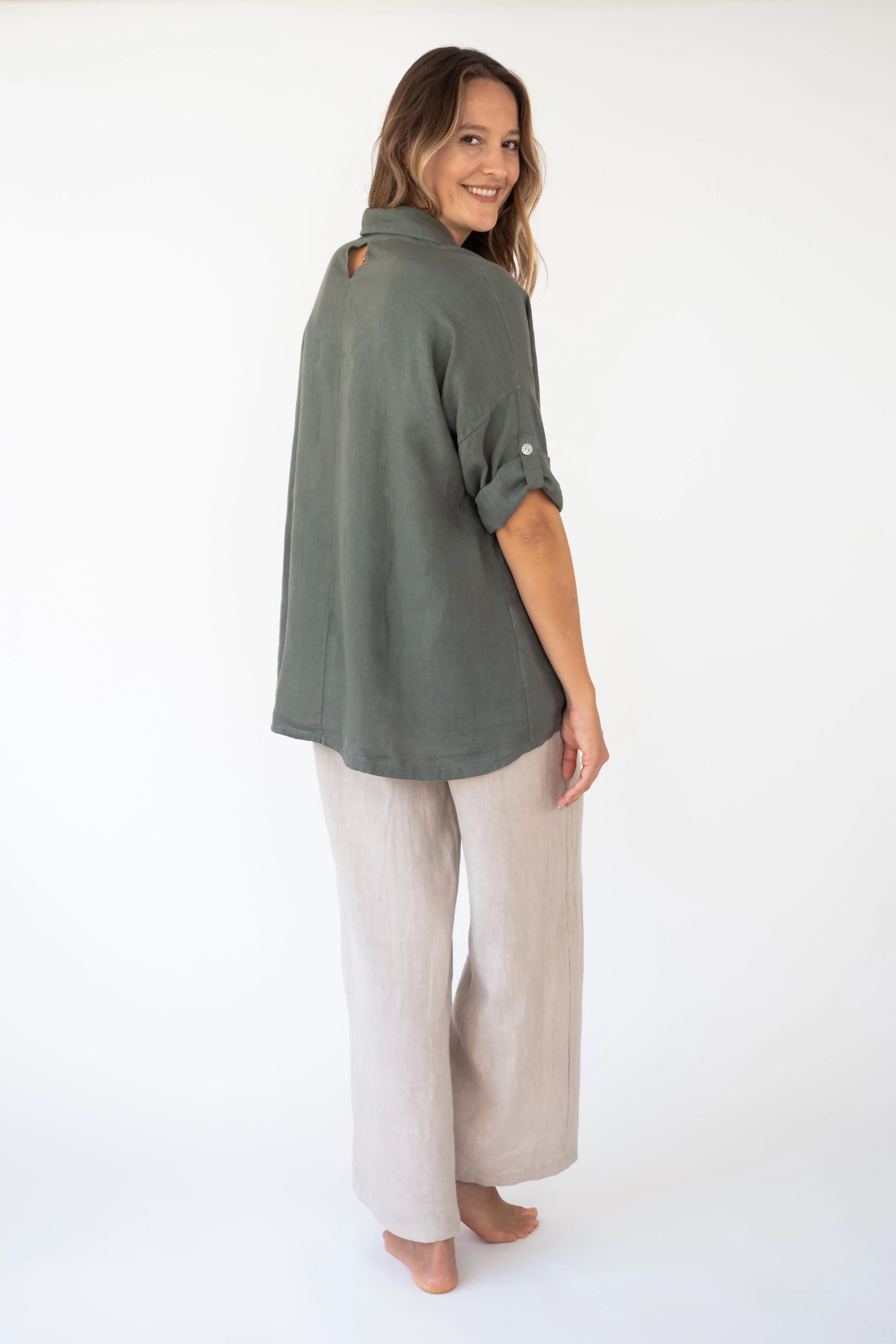 the O'hana Linen Shirt