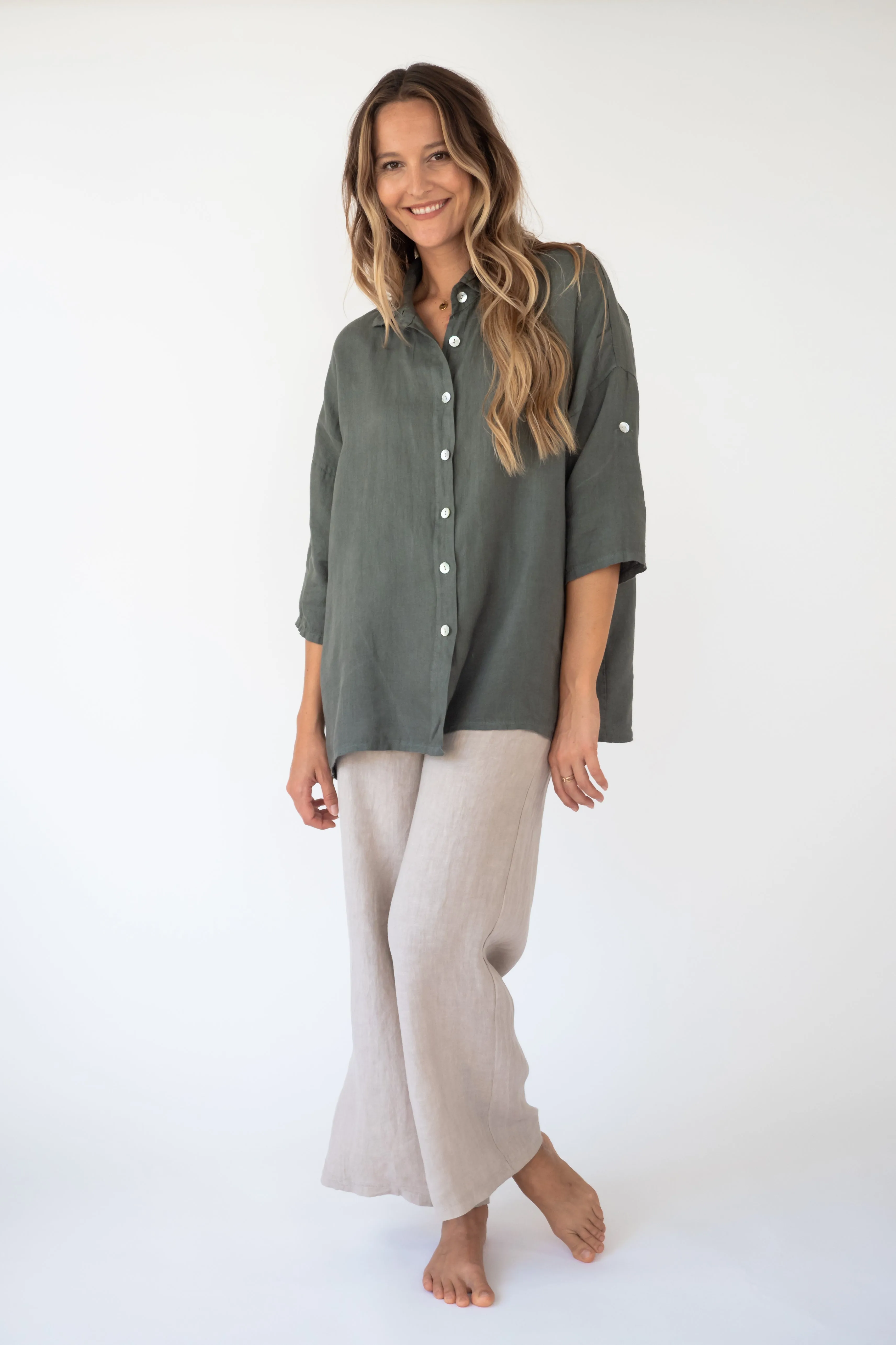 the O'hana Linen Shirt