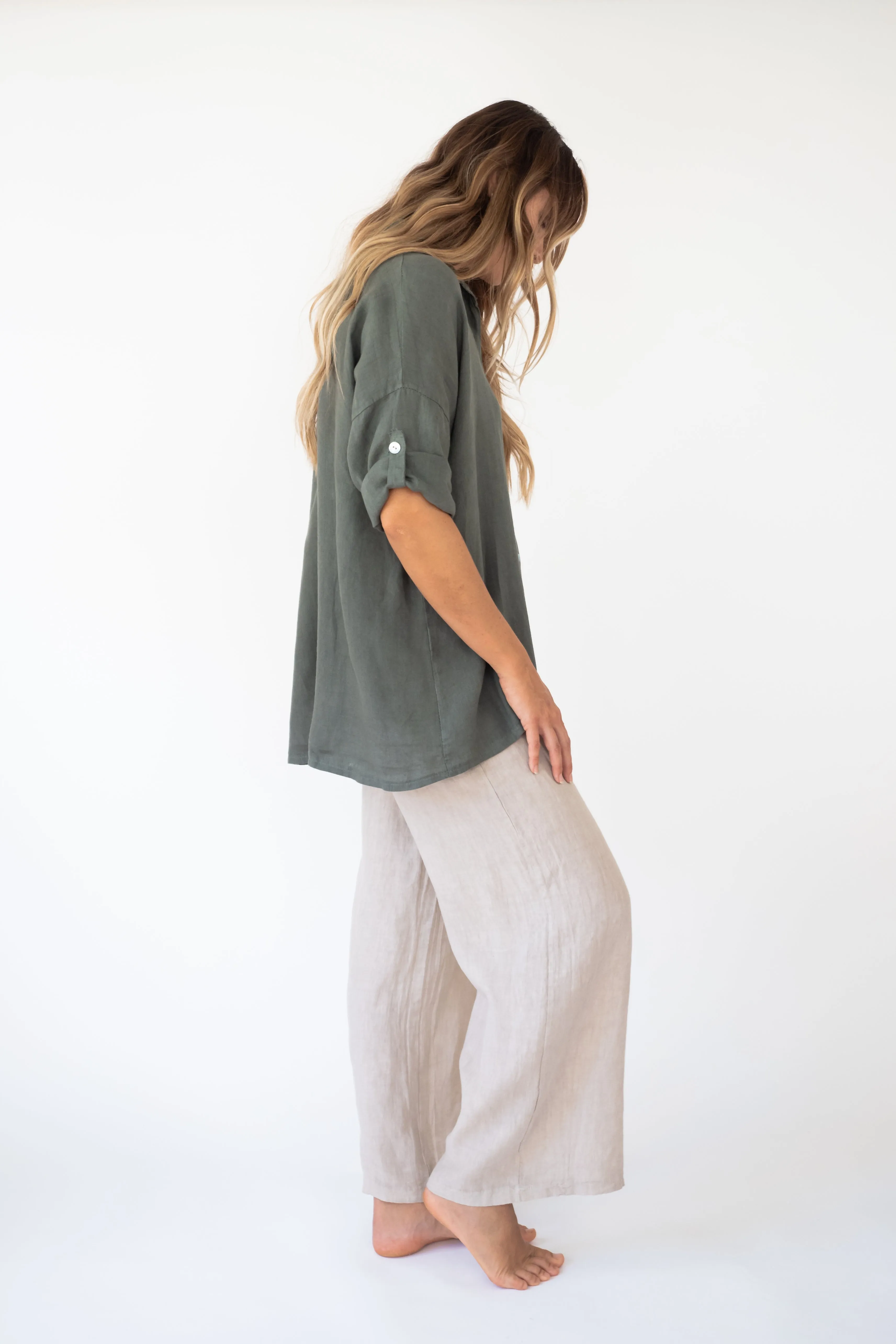 the O'hana Linen Shirt