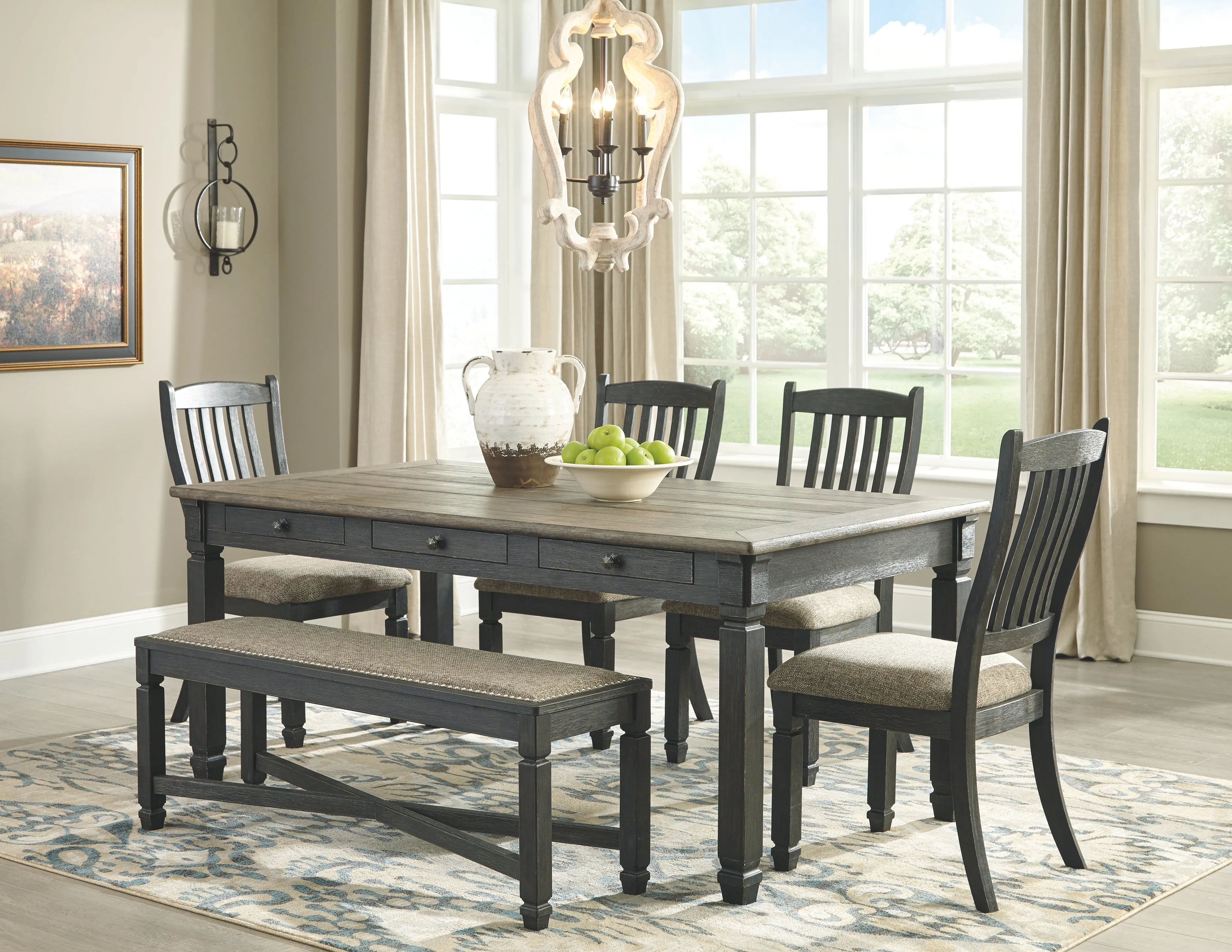 Tyler Creek Signature Design 6-Piece Dining Room Set